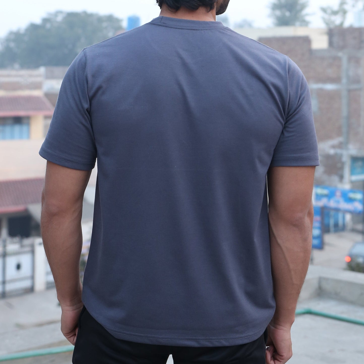 Baggy Half-Sleeve T Shirt